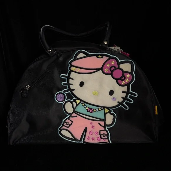 Hello Kitty x Limited Too Black Duffel Bag – Rare Vintage Y2K – NWT - Picture 2 of 7
